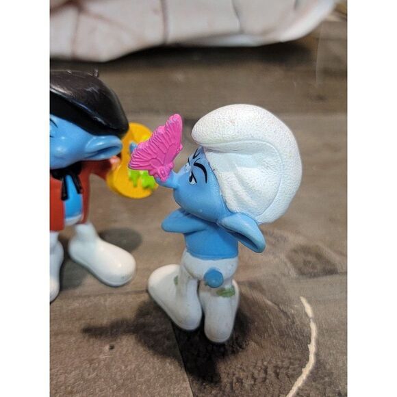 Peyo Smurf painter grouchy 2011 toy figure set - Picture 3 of 6
